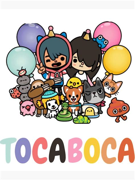 "Toca boca Characters Baby " Poster by GlitterNGrainCo | Redbubble