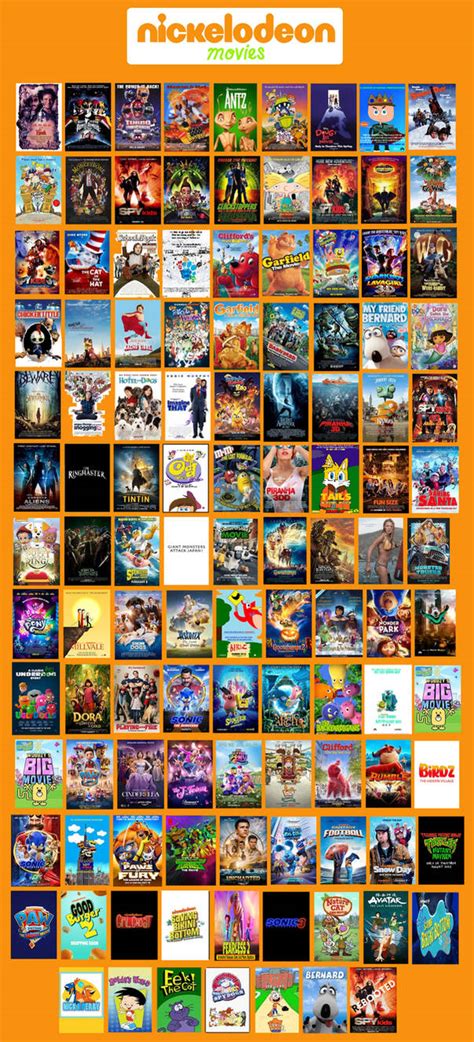 List of Nickelodeon Movies films by Slurpp291 on DeviantArt