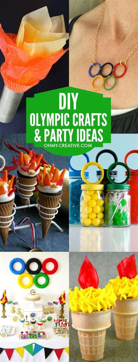 DIY Olympic Crafts And Party Ideas - Oh My Creative