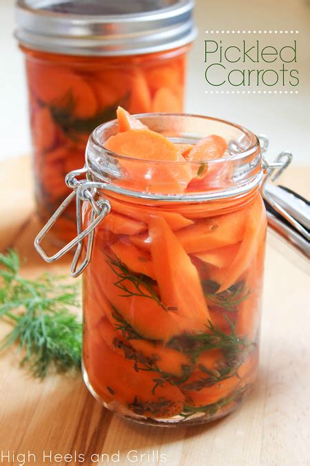 Pickled Carrots - High Heels and Grills