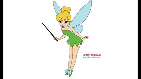 Simple Drawings Of Tinkerbell