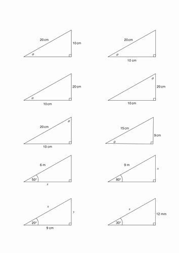 Corbett Maths Trigonometry Worksheet | Printable Math Problems For Kids