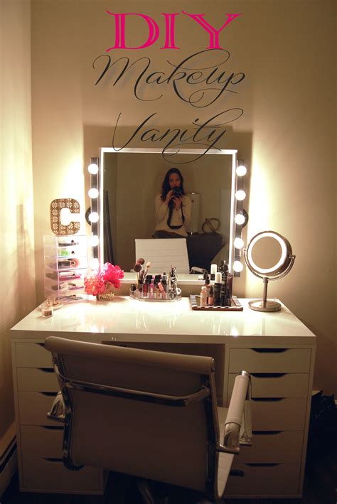 Ikea Makeup Vanity Mirror With Lights | Clean, simple, and stylish vanity.