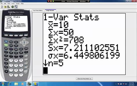 Range, Variance, Standard Deviation on the TI 83/84 Calculator - YouTube