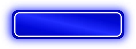 Blue Neon Button, Glowing Neon Button 10975682 Png 4FB