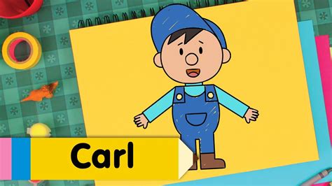 How to Draw Carl from Carl's Car Wash - YouTube