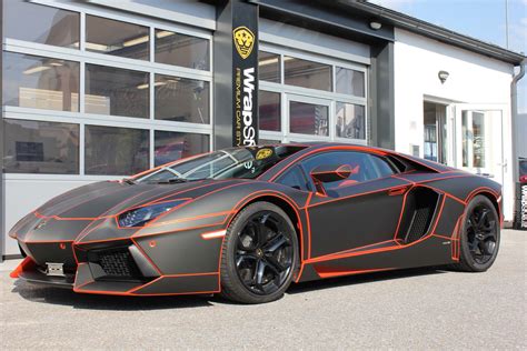 Lamborghini Aventador - Tron design | WrapStyle