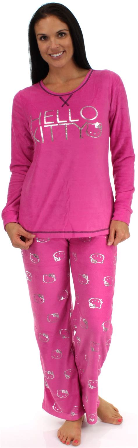 Hello Kitty Sparkle Type Foil Pajama Set | Pajama set, Pajamas, Lounge wear