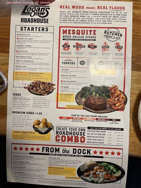 Online Menu of Logans Roadhouse Restaurant, Midland, Michigan, 48642 ...