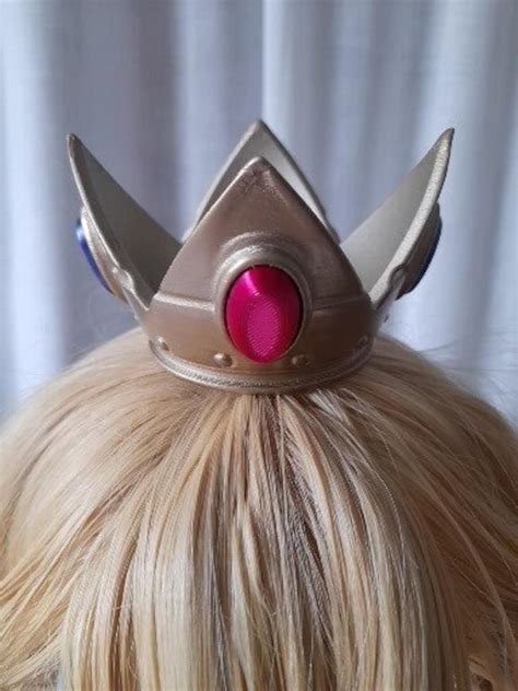 Princess Peach Inspired Crown. Crown Brooch. Modeled on Princess Peach ...