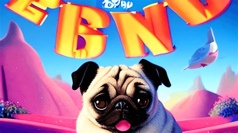 Walt Disney Movie Poster Pug · Creative Fabrica