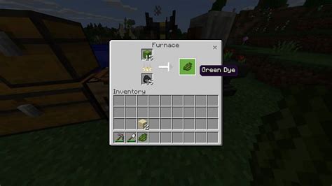 How to make green dye in minecraft without cactus | Croquette