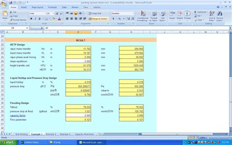 Excel Spreadsheets For Piping Calculations within Heat Exchanger Design ...