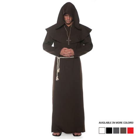 Monk Robe Adult Costume - GYPSY TREASURE - COSTUMES & COSMETICS