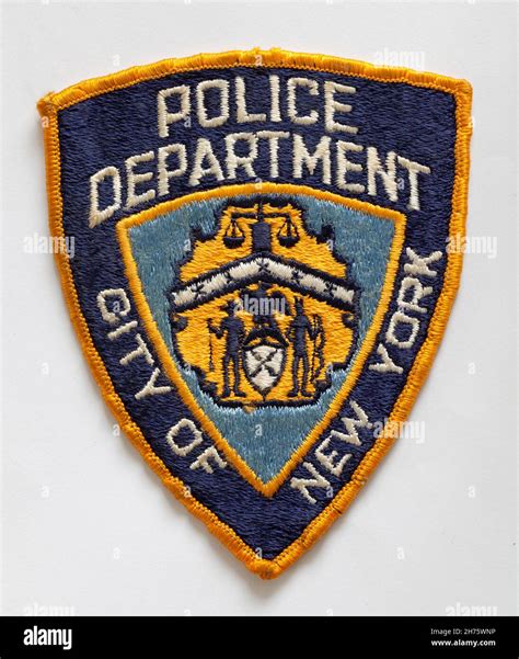 New York City Police Badge Patch Stock Photo - Alamy