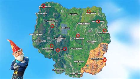 All Hidden Gnome Locations in Fortnite OG | Attack of the Fanboy