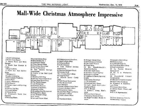 North Star Mall Map - Tourist Map