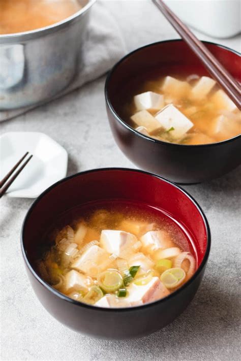 Tofu Miso Soup with Instant Dashi Powder - Chef JA Cooks