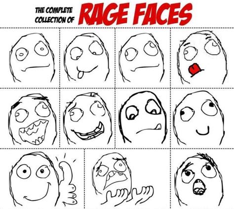 The Complete Collection of Rage Faces