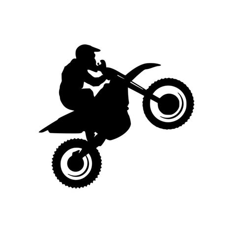 DIRT BIKE MOTORCYCLE Vinyl Decal Sticker - Motocross Enduro Racing Dirt ...