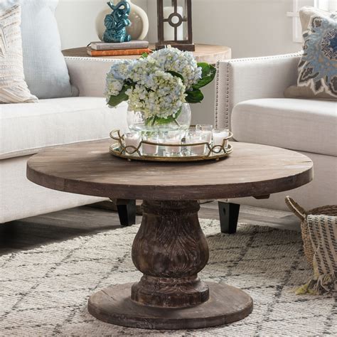 Decor Ideas For Round Coffee Table