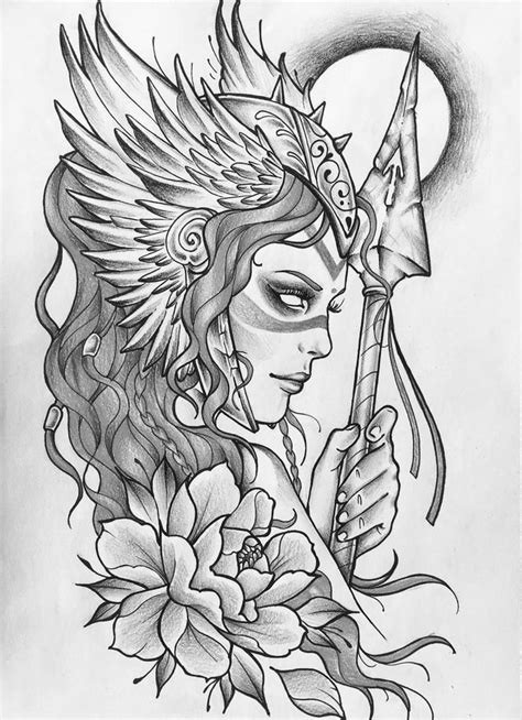 Magnificent Valkyrie Tattoos - Inspiring Tattoo Ideas