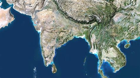 Sattlite Map Of India - Anetta Mathilda