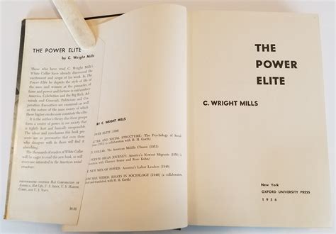 The Power Elite by C. Wright Mills: Good Hardcover (1956) 1st Edition ...