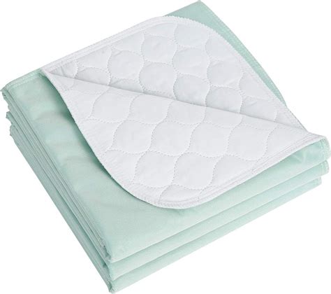 Washable Waterproof Incontinence Bed Pads - 24 x 34 Inch Reusable ...