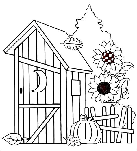 Outhouse Drawing at GetDrawings | Free download