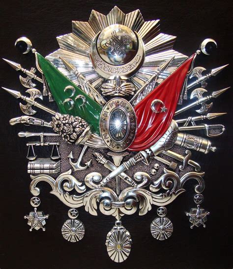 Osmanlı coat of arms | Ottoman empire, Turkish flag, Coat of arms