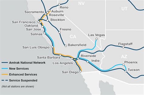 Amtrak expansion proposes three new California routes