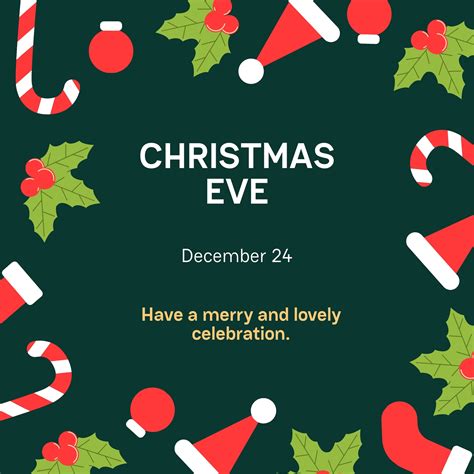 Christmas Eve Whatsapp Post in Illustrator, SVG, JPEG, PNG, EPS, PSD ...