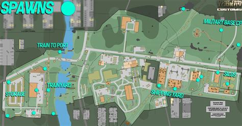 Tarkov: Guide zur Customs Map 2022 - Spawns, Exits, Keys & Loot