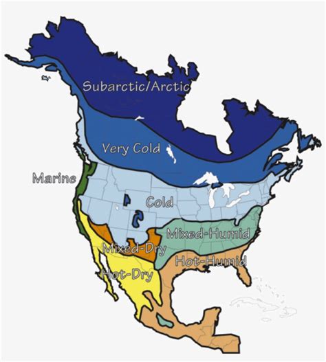 North America Map Climate