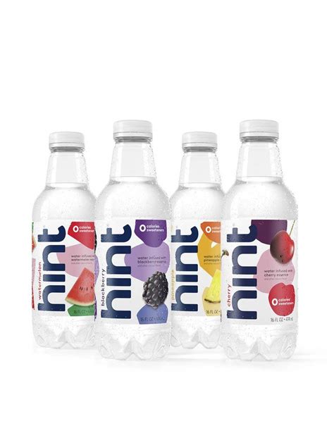 Hint Water Best Sellers Pack (Pack of 12), 16 Ounce Bottles, 3 Bottles ...