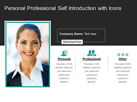 Personal Introduction Slide Template