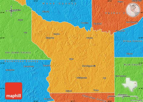 Political Map of Smith County