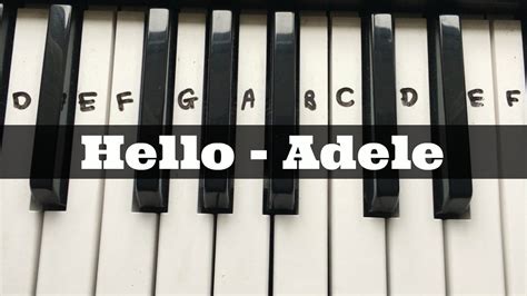 Adele Hello Piano Chords | Musical Chords