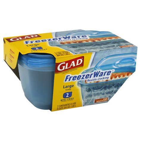 Glad Freezer Ware Containers And Lids Large | Shop Your Way: Online ...