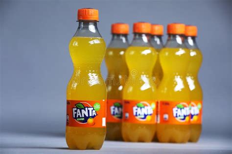 Fanta bottles of drinks editorial stock photo. Image of products ...