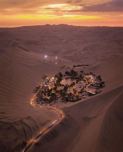 Desert Oasis Huacachina Peru in 2020 | Peru travel beautiful places ...