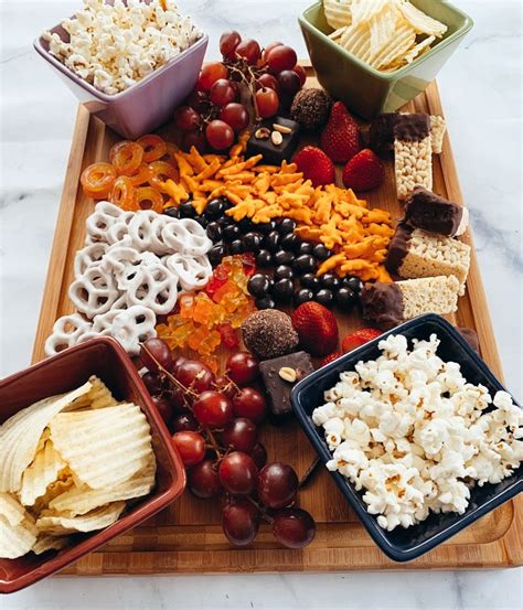 Movie Night Charcuterie Board - Mojo and Moxie | Entertaining snacks ...