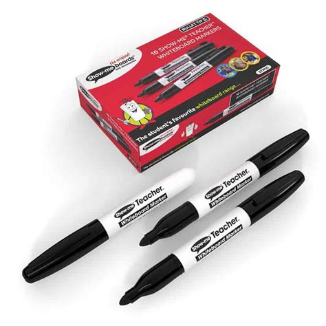 Show-Me Teacher Whiteboard Markers - Black - Forward Products