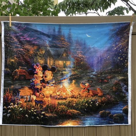 © Disney and Thomas Kinkade Studios Quilt Panel Collaboration ...