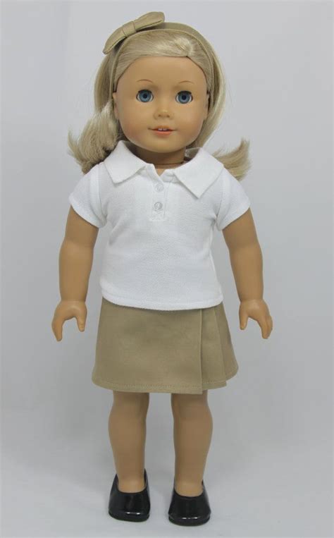 American Girl Doll school uniform khaki by dollpetitecouture | Doll ...