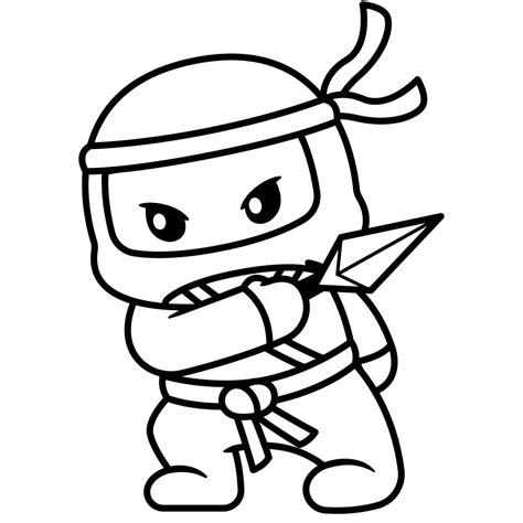 Ninja Coloring Pages - Printable - Kids Drawing Hub