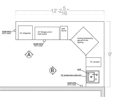 Outdoor Kitchen Countertop Dimensions – Things In The Kitchen