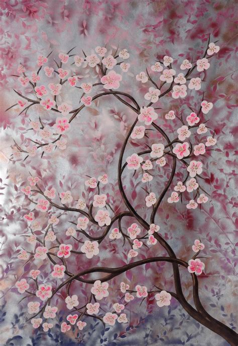 Japanese Blossom Tree Painting at PaintingValley.com | Explore ...