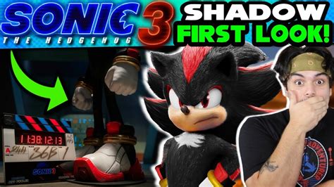 First Look At Shadow In Sonic Movie 3 Officially Revealed! - Reaction ...